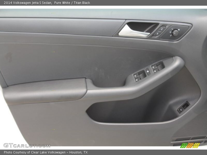 Pure White / Titan Black 2014 Volkswagen Jetta S Sedan