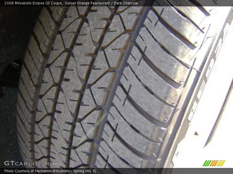 Sunset Orange Pearlescent / Dark Charcoal 2008 Mitsubishi Eclipse GS Coupe