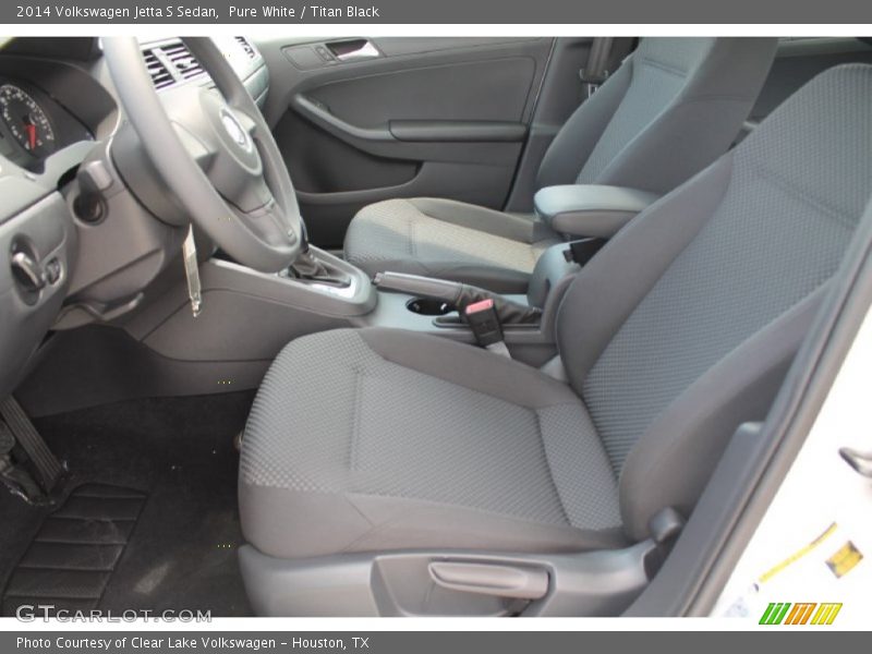 Pure White / Titan Black 2014 Volkswagen Jetta S Sedan