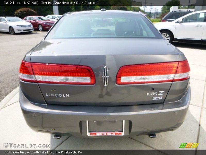 Sterling Gray Metallic / Dark Charcoal 2012 Lincoln MKZ AWD
