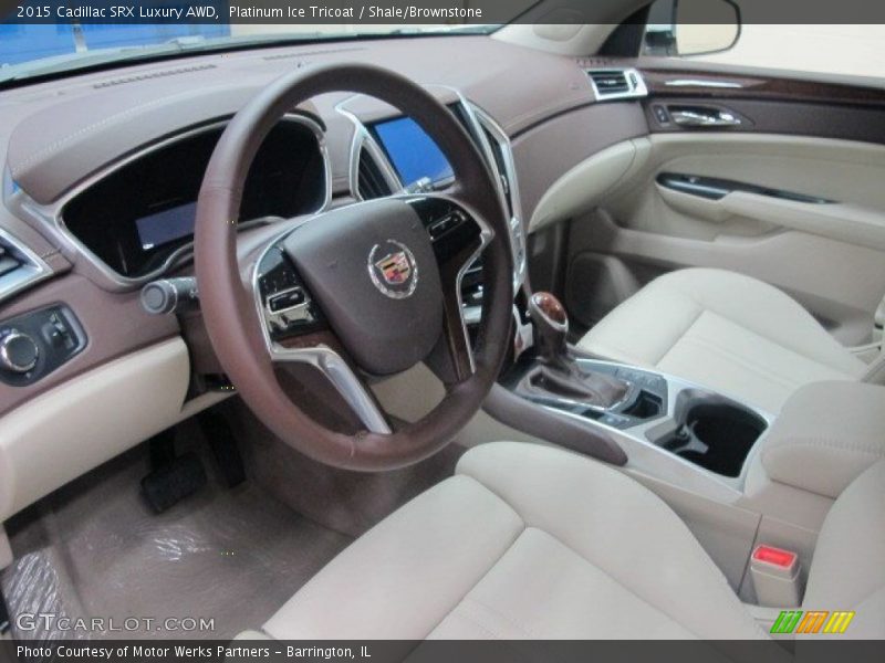Shale/Brownstone Interior - 2015 SRX Luxury AWD 