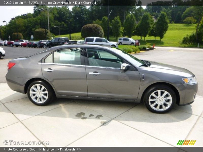 Sterling Gray Metallic / Dark Charcoal 2012 Lincoln MKZ AWD