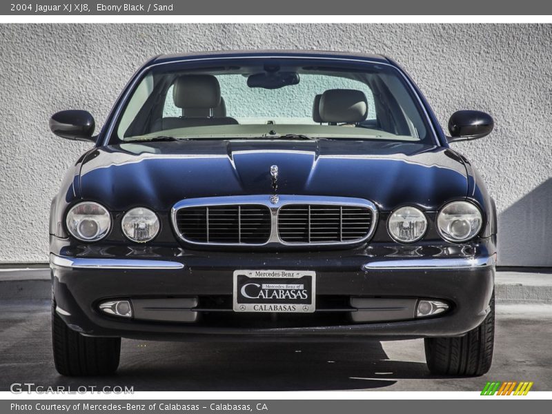 Ebony Black / Sand 2004 Jaguar XJ XJ8