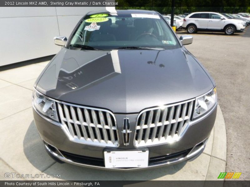 Sterling Gray Metallic / Dark Charcoal 2012 Lincoln MKZ AWD