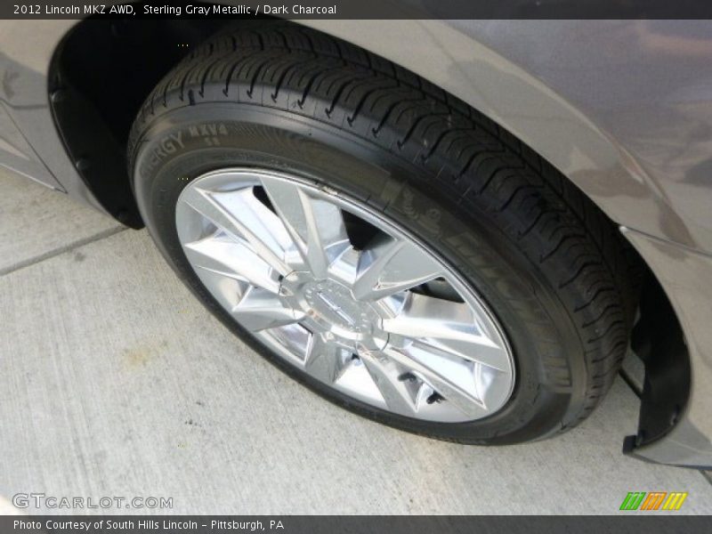 Sterling Gray Metallic / Dark Charcoal 2012 Lincoln MKZ AWD