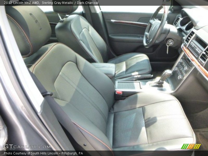 Sterling Gray Metallic / Dark Charcoal 2012 Lincoln MKZ AWD