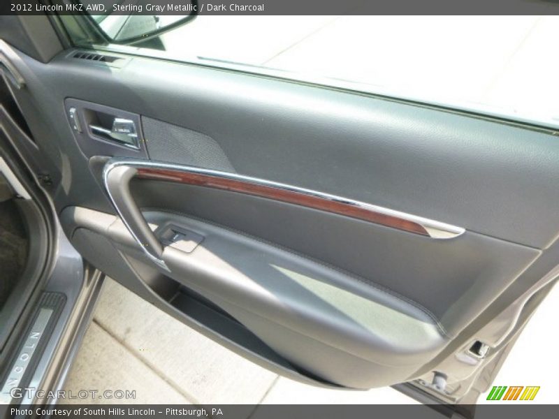 Sterling Gray Metallic / Dark Charcoal 2012 Lincoln MKZ AWD