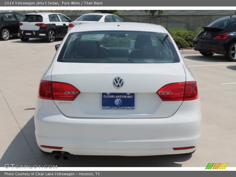 Pure White / Titan Black 2014 Volkswagen Jetta S Sedan