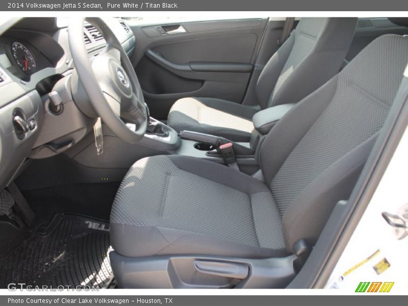 Pure White / Titan Black 2014 Volkswagen Jetta S Sedan