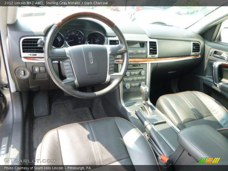 Sterling Gray Metallic / Dark Charcoal 2012 Lincoln MKZ AWD