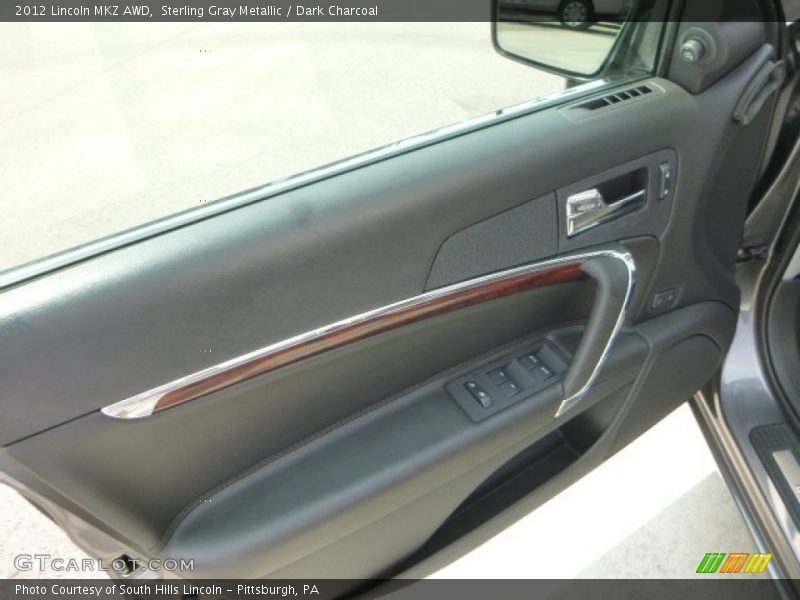 Sterling Gray Metallic / Dark Charcoal 2012 Lincoln MKZ AWD