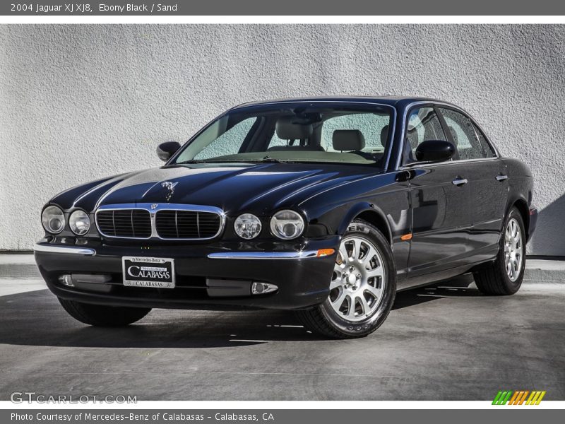 Ebony Black / Sand 2004 Jaguar XJ XJ8