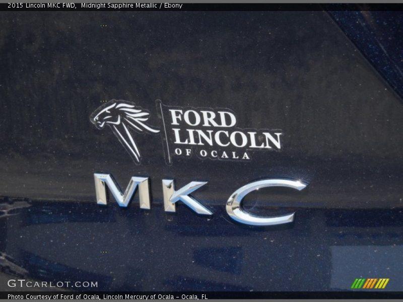Midnight Sapphire Metallic / Ebony 2015 Lincoln MKC FWD