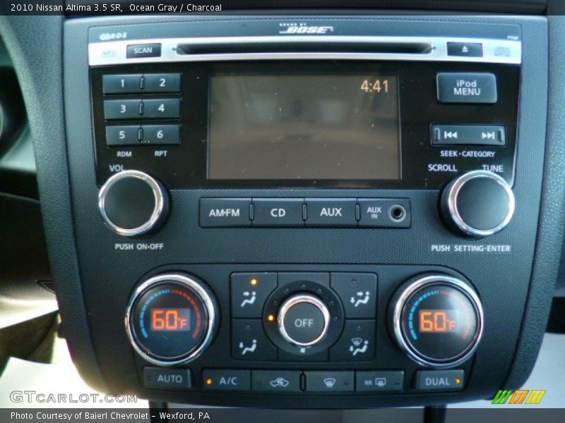 Ocean Gray / Charcoal 2010 Nissan Altima 3.5 SR