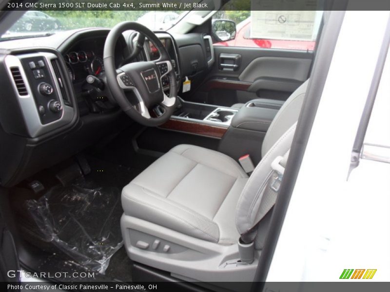 Summit White / Jet Black 2014 GMC Sierra 1500 SLT Double Cab 4x4