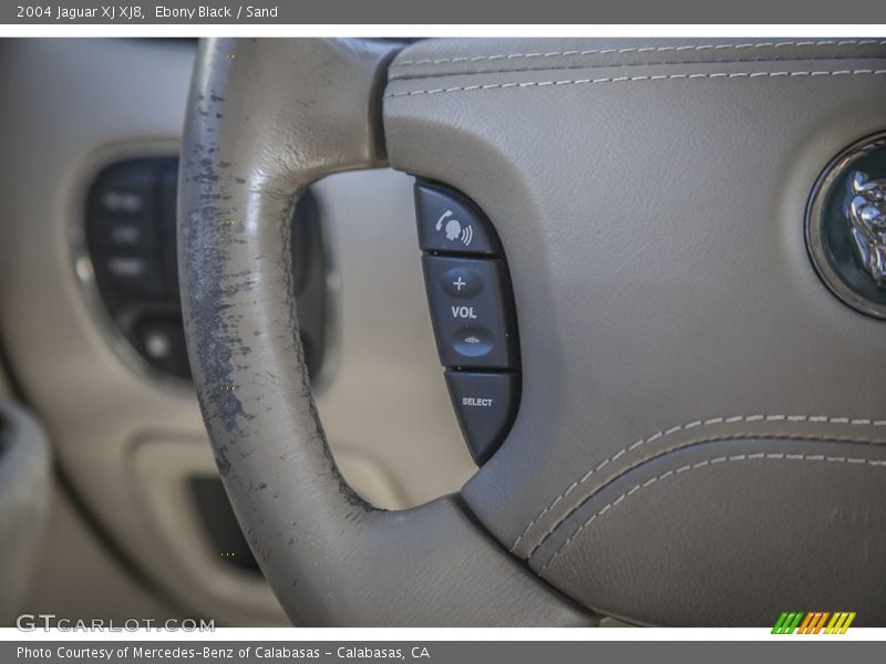 Ebony Black / Sand 2004 Jaguar XJ XJ8