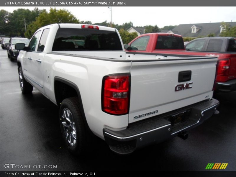 Summit White / Jet Black 2014 GMC Sierra 1500 SLT Double Cab 4x4