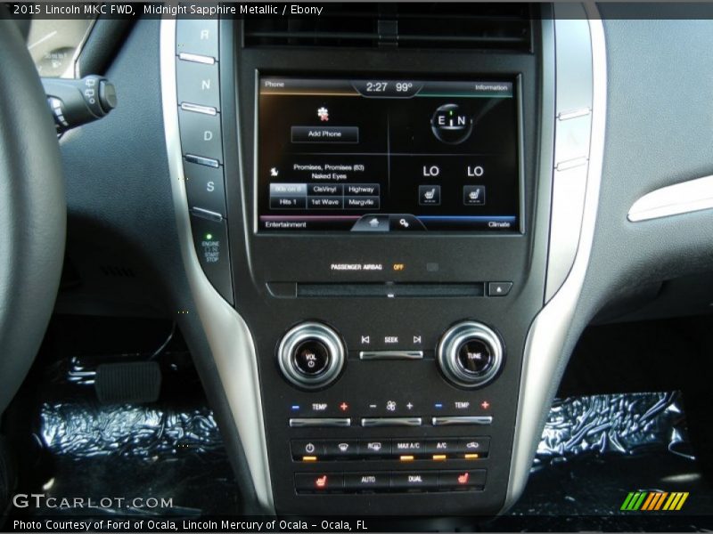 Controls of 2015 MKC FWD