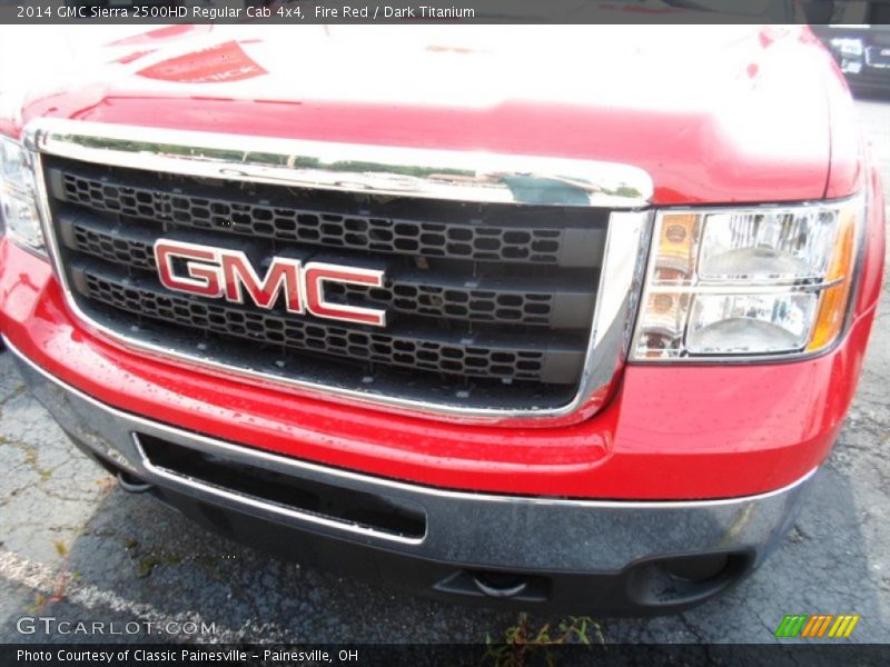 Fire Red / Dark Titanium 2014 GMC Sierra 2500HD Regular Cab 4x4