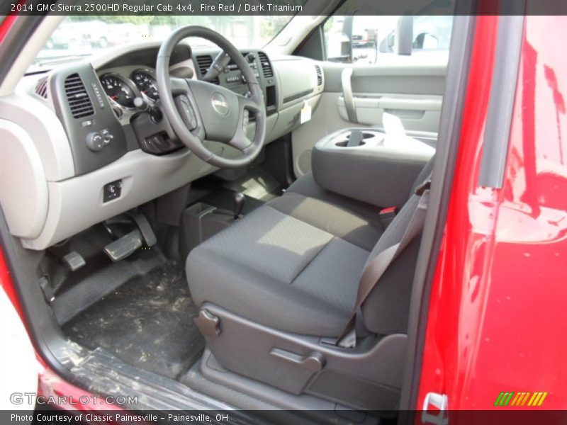 Fire Red / Dark Titanium 2014 GMC Sierra 2500HD Regular Cab 4x4