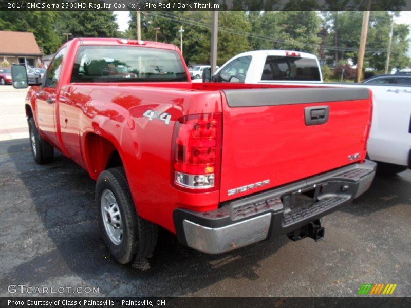 Fire Red / Dark Titanium 2014 GMC Sierra 2500HD Regular Cab 4x4