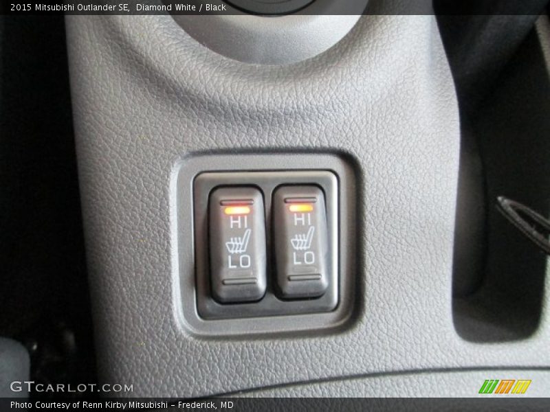 Controls of 2015 Outlander SE