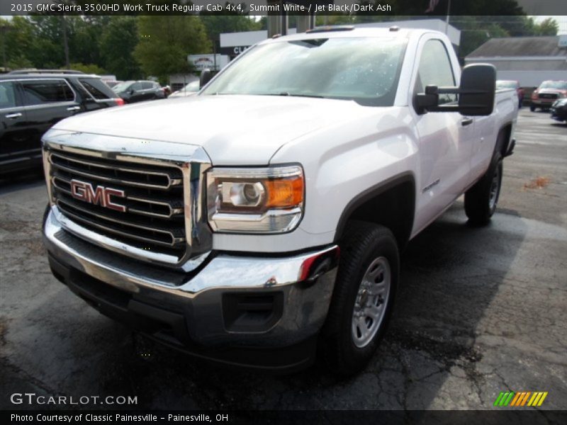 Summit White / Jet Black/Dark Ash 2015 GMC Sierra 3500HD Work Truck Regular Cab 4x4