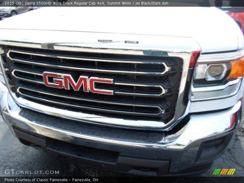Summit White / Jet Black/Dark Ash 2015 GMC Sierra 3500HD Work Truck Regular Cab 4x4