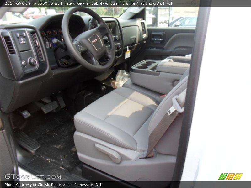 Summit White / Jet Black/Dark Ash 2015 GMC Sierra 3500HD Work Truck Regular Cab 4x4