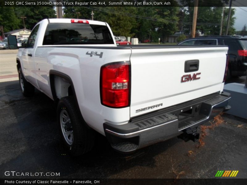 Summit White / Jet Black/Dark Ash 2015 GMC Sierra 3500HD Work Truck Regular Cab 4x4