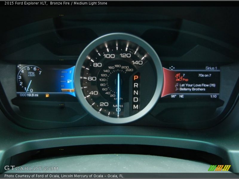 Bronze Fire / Medium Light Stone 2015 Ford Explorer XLT