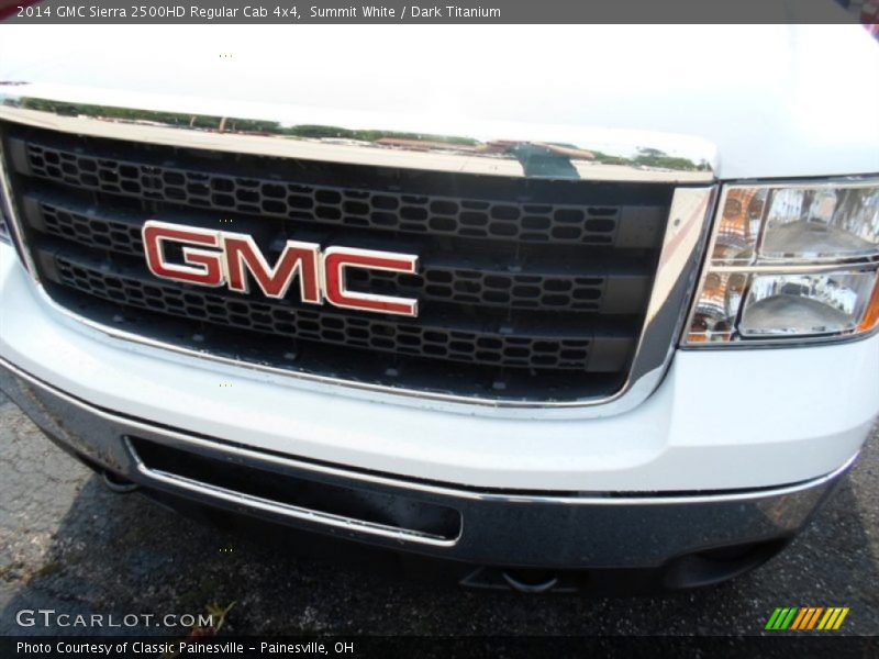 Summit White / Dark Titanium 2014 GMC Sierra 2500HD Regular Cab 4x4