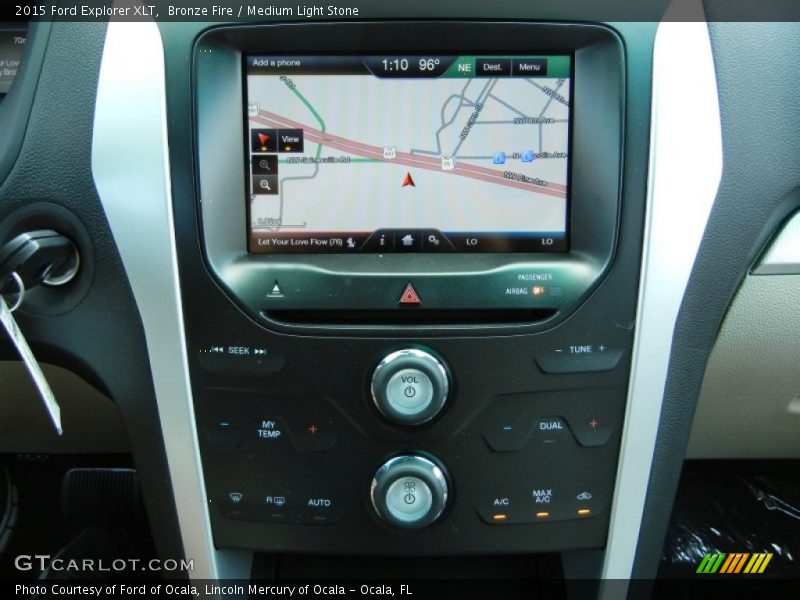 Bronze Fire / Medium Light Stone 2015 Ford Explorer XLT