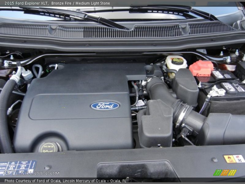 Bronze Fire / Medium Light Stone 2015 Ford Explorer XLT
