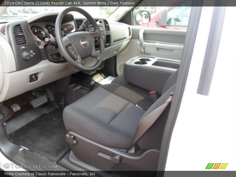 Summit White / Dark Titanium 2014 GMC Sierra 2500HD Regular Cab 4x4