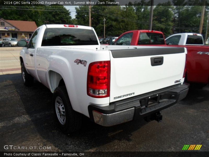 Summit White / Dark Titanium 2014 GMC Sierra 2500HD Regular Cab 4x4