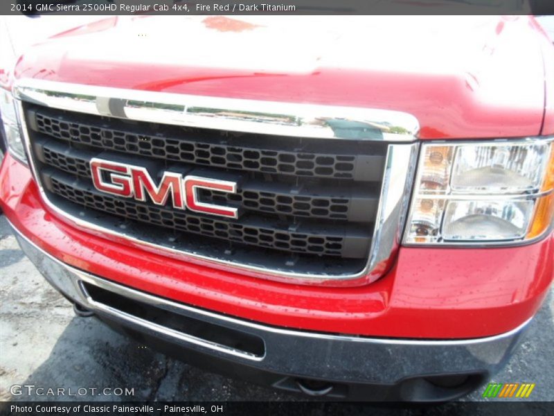 Fire Red / Dark Titanium 2014 GMC Sierra 2500HD Regular Cab 4x4