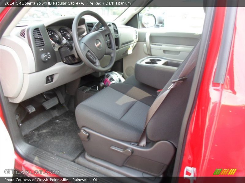Fire Red / Dark Titanium 2014 GMC Sierra 2500HD Regular Cab 4x4