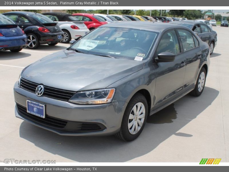 Platinum Gray Metallic / Titan Black 2014 Volkswagen Jetta S Sedan