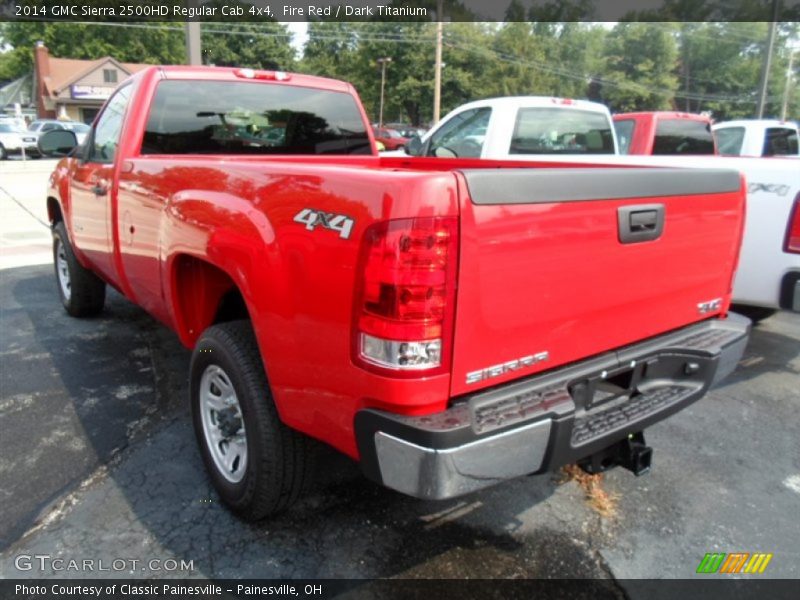 Fire Red / Dark Titanium 2014 GMC Sierra 2500HD Regular Cab 4x4