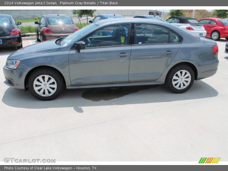 Platinum Gray Metallic / Titan Black 2014 Volkswagen Jetta S Sedan