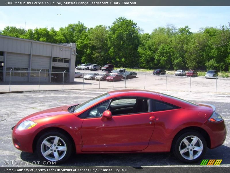 Sunset Orange Pearlescent / Dark Charcoal 2008 Mitsubishi Eclipse GS Coupe