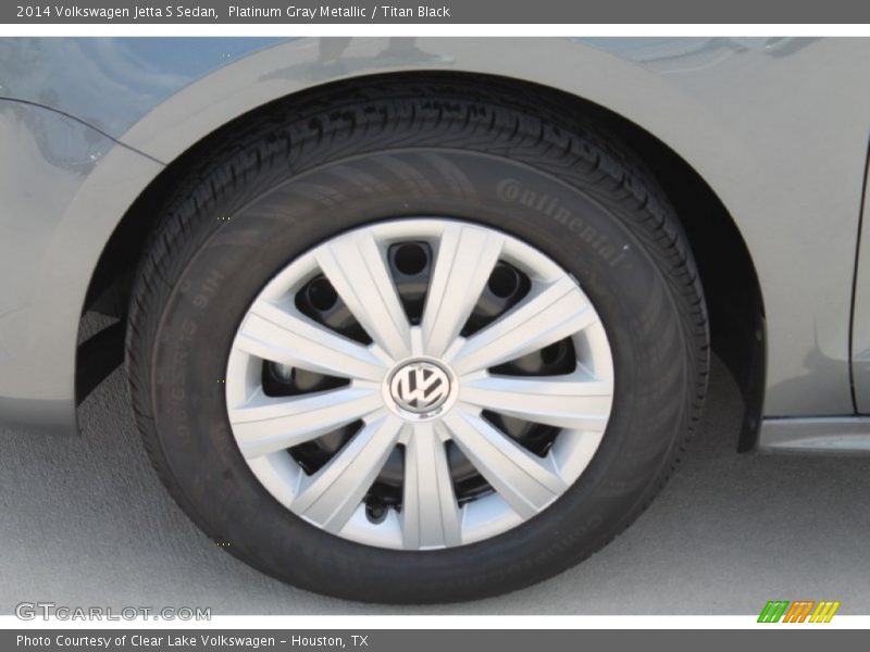 Platinum Gray Metallic / Titan Black 2014 Volkswagen Jetta S Sedan