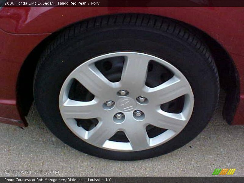 Tango Red Pearl / Ivory 2006 Honda Civic LX Sedan