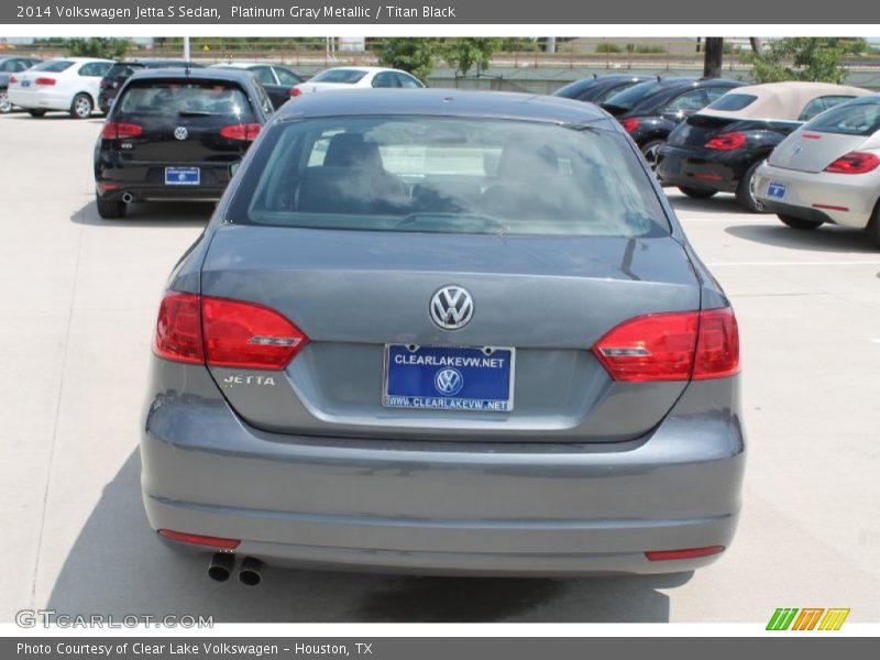 Platinum Gray Metallic / Titan Black 2014 Volkswagen Jetta S Sedan