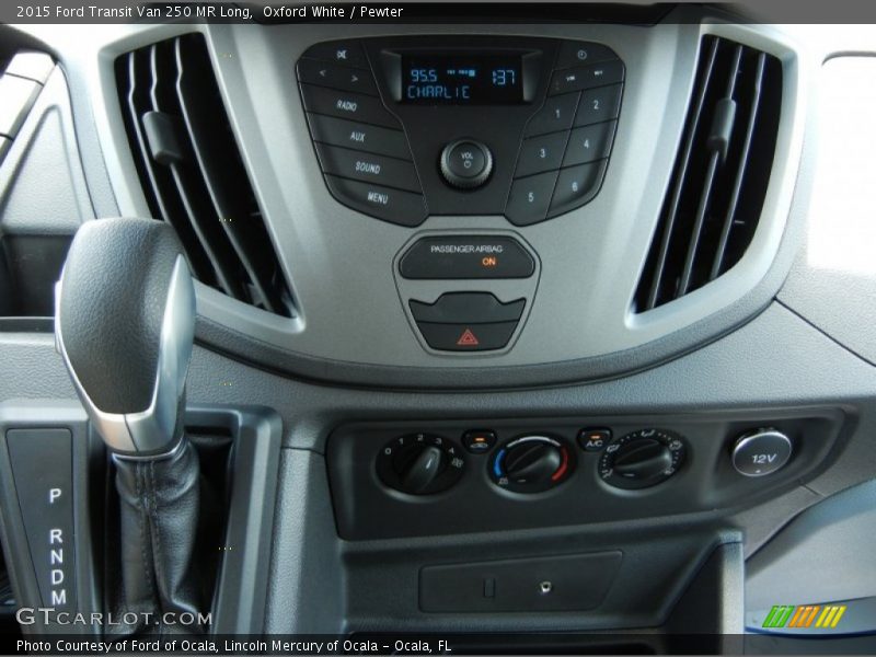 Oxford White / Pewter 2015 Ford Transit Van 250 MR Long