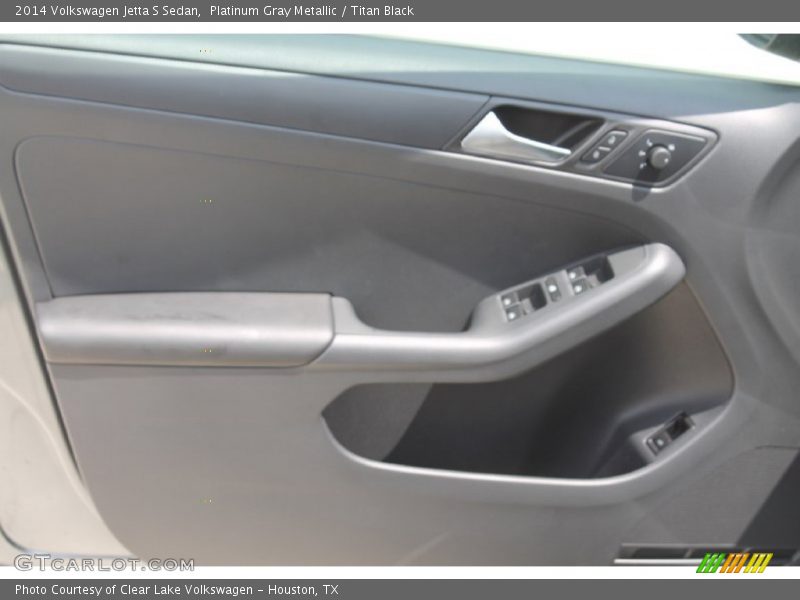 Platinum Gray Metallic / Titan Black 2014 Volkswagen Jetta S Sedan