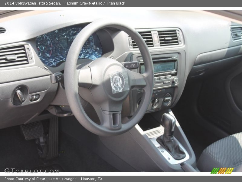 Platinum Gray Metallic / Titan Black 2014 Volkswagen Jetta S Sedan