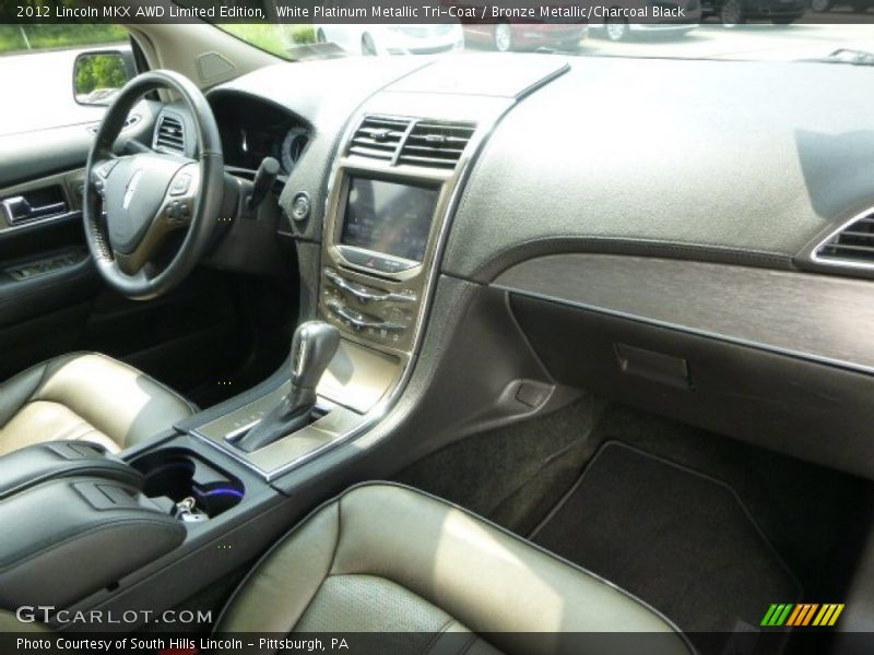 White Platinum Metallic Tri-Coat / Bronze Metallic/Charcoal Black 2012 Lincoln MKX AWD Limited Edition