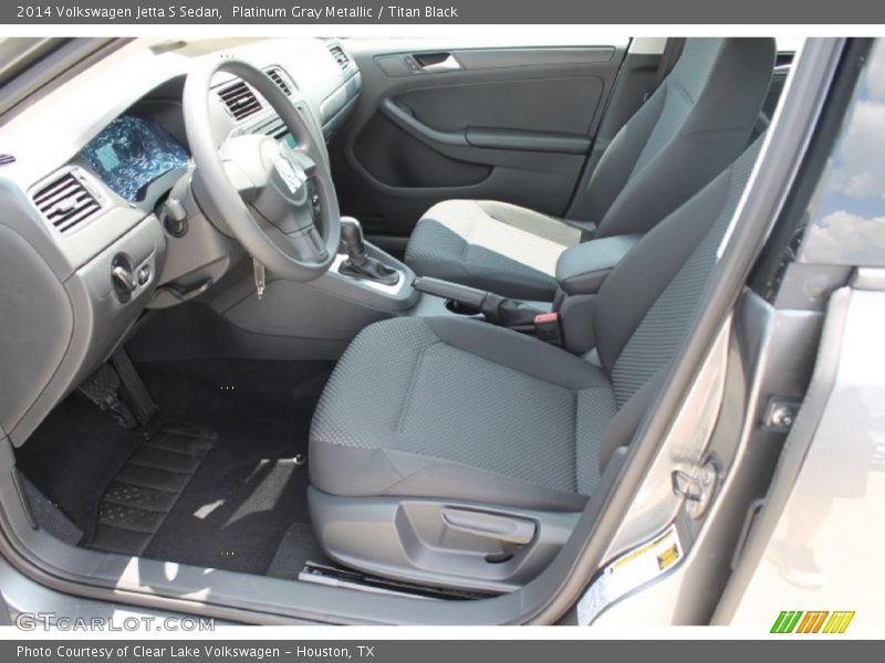 Platinum Gray Metallic / Titan Black 2014 Volkswagen Jetta S Sedan